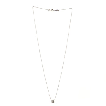 Tiffany & Co. Flower Pendant Necklace Platinum with Diamonds