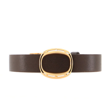 Damiani D.Side Bracelet 18K Rose Gold and Diamond with Leather