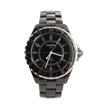 Chanel J12 GMT Automatic Watch Ceramic and Stainless Steel 42