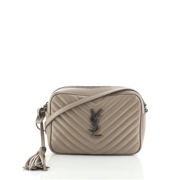Saint Laurent Lou Camera Bag Matelasse Chevron Leather Small