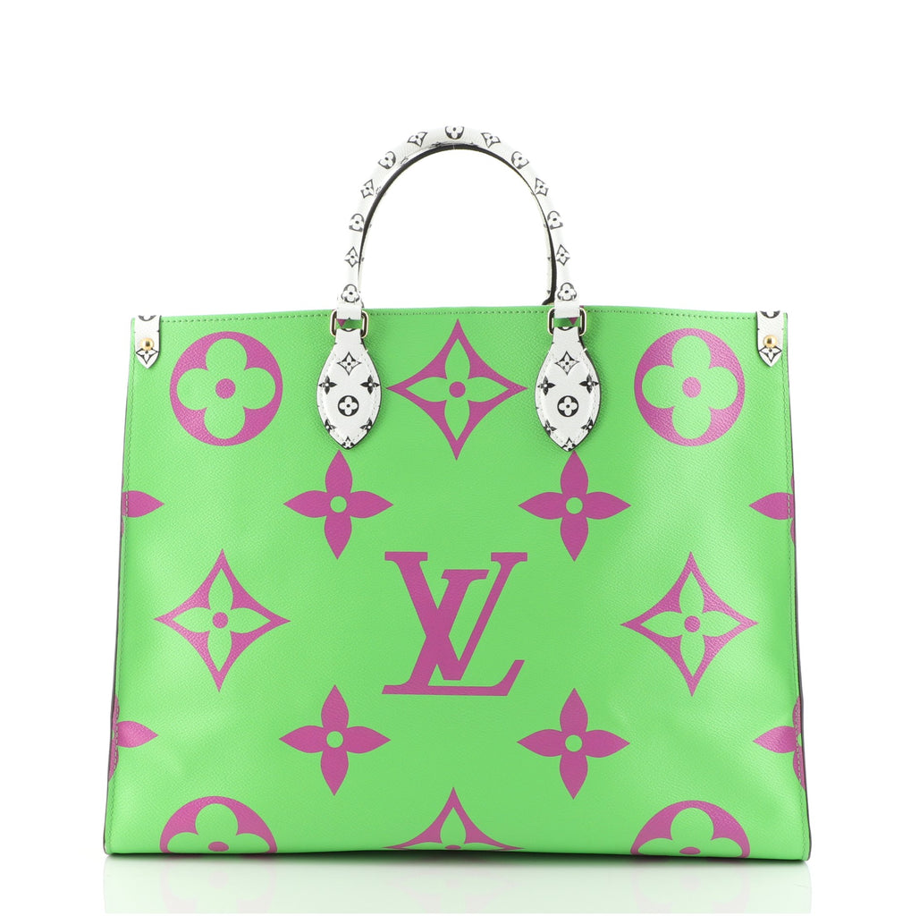Louis Vuitton OnTheGo Tote Limited Edition Colored Monogram Giant GM Green  13707939