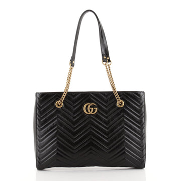 Gucci GG Marmont Zip Tote Matelasse Leather Medium