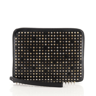 Christian Louboutin Cris iPad Case Spiked Leather