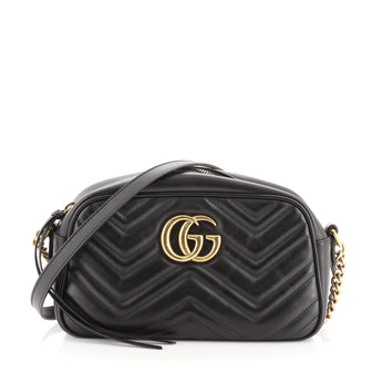 Gucci GG Marmont Shoulder Bag Matelasse Leather Small