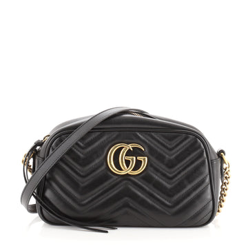 Gucci GG Marmont Shoulder Bag Matelasse Leather Small