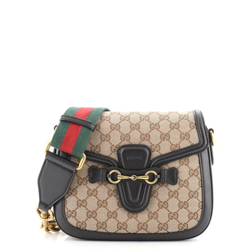 Gucci Lady Web Shoulder Bag GG Canvas Medium