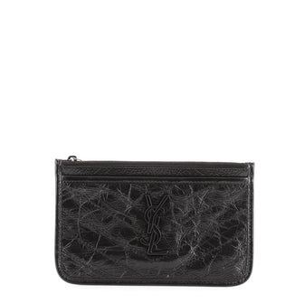 Saint Laurent Niki Bill Pouch Matelasse Chevron Leather