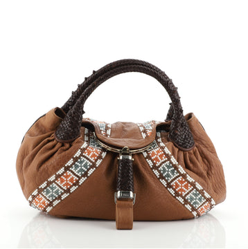Fendi Spy Bag Beaded Leather