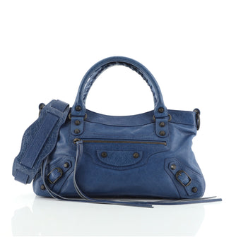 Balenciaga First Classic Studs Bag Leather