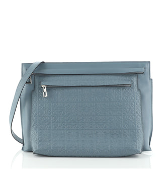 Loewe T Messenger Anagram Embossed Leather Large