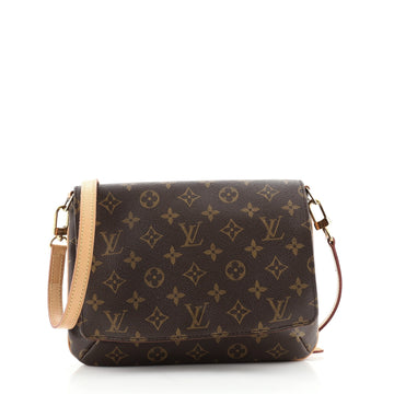 Louis Vuitton Musette Tango Handbag Monogram Canvas