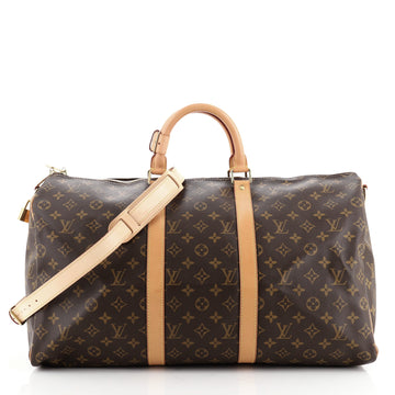 Louis Vuitton Keepall Bandouliere Bag Monogram Canvas 50