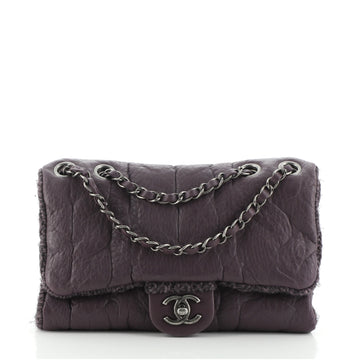 Chanel Chic Knit Flap Bag Sheepskin and Wool Mini