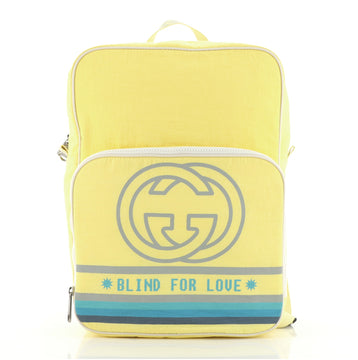 Gucci 80's Patch Backpack Nylon Medium