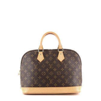 Louis Vuitton Vintage Alma Handbag Monogram Canvas PM