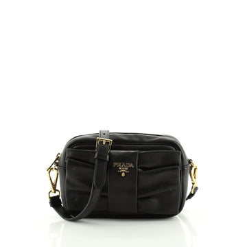 Prada Bow Camera Crossbody Bag Tessuto Small