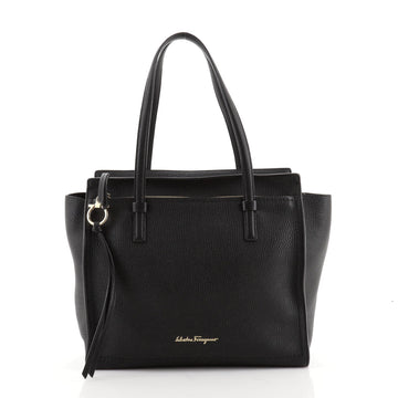 Salvatore Ferragamo Amy Tote Pebbled Leather Medium
