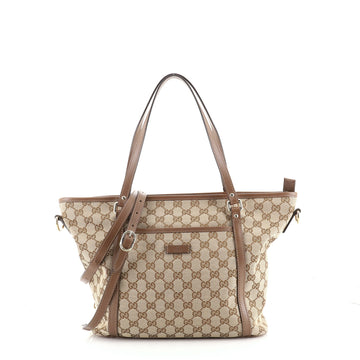 Gucci Front Pocket Convertible Tote GG Canvas Medium
