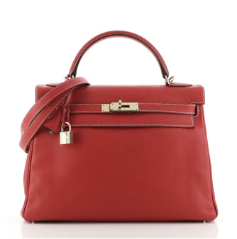 Hermes Candy Kelly Handbag Epsom 32