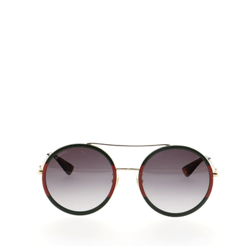 Gucci Web Round Sunglasses Metal with Acetate