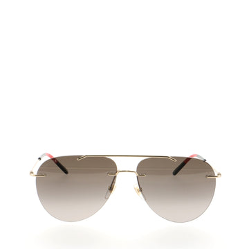 Gucci Web Aviator Sunglasses Acetate and Metal