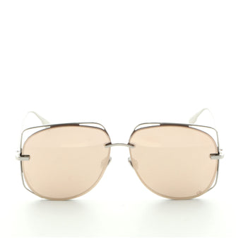 Christian Dior Stellaire 6 Aviator Sunglasses Metal