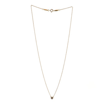 Tiffany & Co. Elsa Peretti Diamonds By The Yard Pendant Necklace 18K Rose Gold with Diamond .07CT