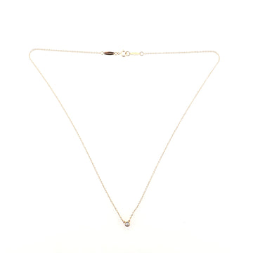Tiffany & Co. Elsa Peretti Diamonds By The Yard Necklace 18K Rose Gold with Diamond .03CT