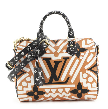 Louis Vuitton Speedy Bandouliere Bag Limited Edition Crafty Monogram Giant 25