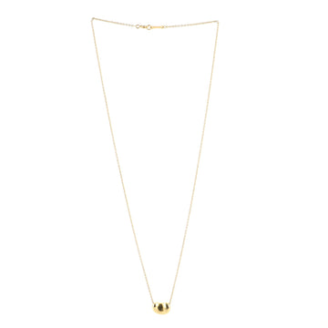 Tiffany & Co. Elsa Peretti Bean Pendant Necklace 18K Yellow Gold 18K Yellow Gold