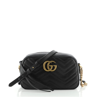 Gucci GG Marmont Shoulder Bag Matelasse Leather Small