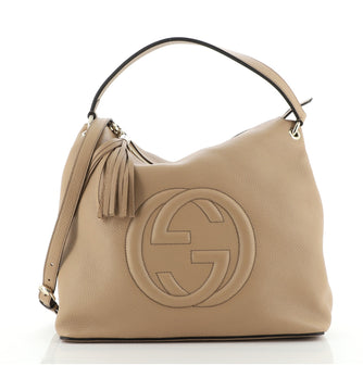 Gucci Soho Convertible Hobo Leather Large