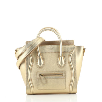 Celine Luggage Bag Smooth Leather Nano