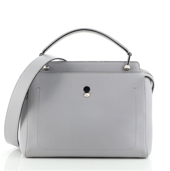 Fendi DotCom Convertible Satchel Leather Medium