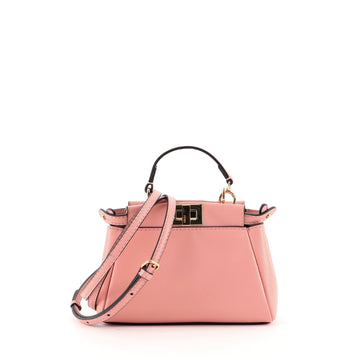 Fendi Peekaboo Bag Leather Micro