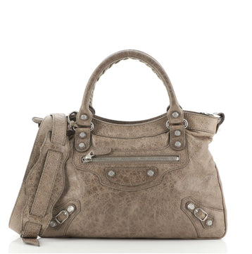 Balenciaga Town Giant Studs Bag Leather