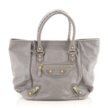 Balenciaga Sunday Tote Giant Studs Leather Small