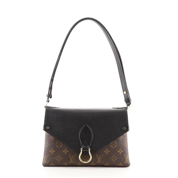 Louis Vuitton Saint Michel Handbag Monogram Canvas and Epi Leather