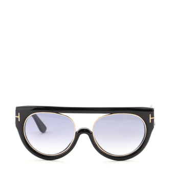 Tom Ford Alana Aviator Sunglasses Acetate with Metal