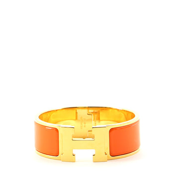 Hermes Clic H Bracelet Enamel Wide