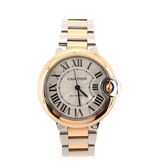 Ballon Bleu de Cartier Automatic Watch Stainless Steel and Rose Gold 33