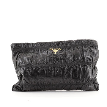 Prada Gaufre Clutch Vernice Naplak