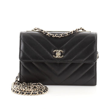 Chanel Trendy CC Wallet on Chain Chevron Lambskin