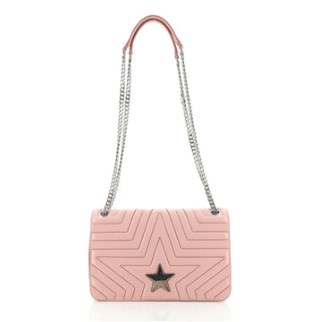 Stella McCartney Star Flap Crossbody Bag Quilted Leather Small