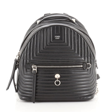 Fendi DotCom Backpack Quilted Leather Mini