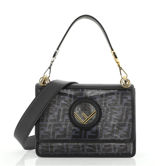 Fendi Kan I F Shoulder Bag Zucca Mesh Medium
