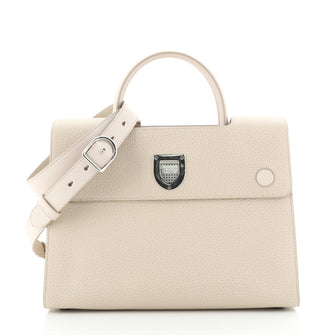 Christian Dior Diorever Handbag Leather Medium