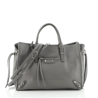 Balenciaga Papier A6 Zip Around Classic Studs Bag Leather