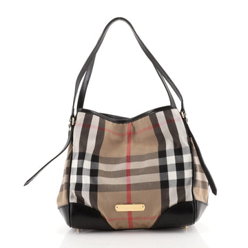 Burberry Canterbury Tote House Check Canvas Small