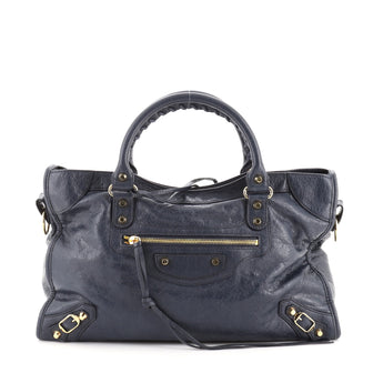 Balenciaga City Classic Studs Bag Leather Medium